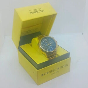 NEW Invicta Aviator Men's Watch - 49mm, Gold